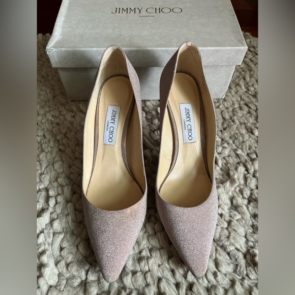 Jimmy Choo Shoes - Jimmy Choo Romy 85, sz 41, Ballet Pink, good/fair condition